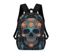sinyumoney Day of The Dead Artwork Mochila Escolar De 17 Pulgadas Impresa En 3D Mochilas Infantiles Mochila Genial Impresa En 3D Para Niños De Primaria Y Secundaria