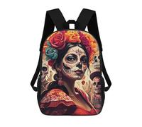 sinyumoney Day of The Dead Celebration-2 Mochila Escolar Mochila Para Niños Impresa En 3D Mochilas Infantiles Para Niños Y Niñas Mochilas Escolares Mochilas De Viaje Para Niños 17inch