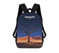sinyumoney Dead Tree in Namibian Desert Mochila Escolar Impresa En 3D 17inch Mochila Escolar Infantil Mochilas De Viaje Mochila Informal De Moda Para Niños Y Estudiantes