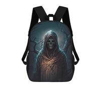 sinyumoney Death in The Moonlit Forest Mochila Escolar Impresa En 3D Para Niños, Mochila Escolar, Mochilas De Viaje, Bolso Informal De Moda Para Niños Y Estudiantes 17inch