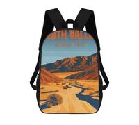 sinyumoney Death Valley National Park Mochila, Mochila Escolar Impresa En 3D, Bolsa Para El Almuerzo Escolar, Mochila De Viaje, Mochila Para Amigos, Mochila Escolar Para Niñas Y Niños 17inch