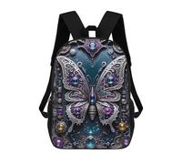 sinyumoney Decorative Robot Butterfly Mochila Ligera Informal Para El Día A Día, Mochila Escolar Para Hombres/mujeres 17inch