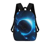 sinyumoney Deep Blue Planet Space Mochilas Escolares Impresas En 3D, Mochila Escolar Informal Para Niños, Mochila Escolar De Moda Para Estudiantes De Secundaria 17inch
