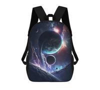 sinyumoney Deep Space Planets Mochila Escolar Resistente Al Agua, Mochila De Negocios Para Hombres, Mujeres Y Adolescentes 17inch