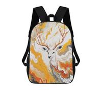 sinyumoney Deer Abstract Painting Artwork Mochila Escolar Para La Escuela Secundaria, Preparatoria, Universidad Y Viajes Para Niños/niñas/adolescentes 17inch