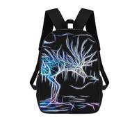 sinyumoney Deer at Night Mochila Escolar, Mochila Informal, Mochila De Día, Mochila Escolar, De Trabajo Y De Viaje Para Hombres, Mujeres Y Adolescentes. 17inch