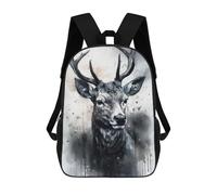 sinyumoney Deer Beauty Watercolor Mochilas Para Niños Y Estudiantes, Mochilas Escolares Impresas En 3D, Mochilas Para Estudiantes De Primaria Y Secundaria Para Niños Y Niñas 17inch