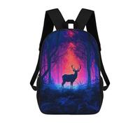 sinyumoney Deer in The Mystical Fores Mochila Escolar, Mochila Para Portátil, Mochila Para Camping, Aventuras Al Aire Libre Y Viajes Diarios 17inch