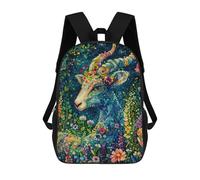 sinyumoney Deer Nature Animal Mochila Escolar, Mochila Infantil Para Niños Y Adolescentes, Regalos, Mochilas De Día Con Impresión 3D, Mochila Escolar, Mochila Para Libros 17inch