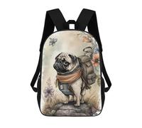 sinyumoney Delightful Pug Dog Mochila De Viaje Resistente Al Agua, Bolsa Para Computadora Para Hombres, Mujeres Y Adolescentes 17inch