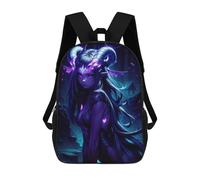 sinyumoney Demon Girl Anime Art Mochila Escolar Grande Resistente Al Agua Para Portátil Para Adolescentes, Niñas, Niños, Mujeres Y Hombres 17inch