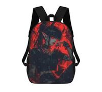 sinyumoney Demon Girl with Red Eyes Mochila Escolar Para La Escuela Secundaria, Preparatoria, Universidad, Viajes Para Niñas, Niños Y Adolescentes 17inch