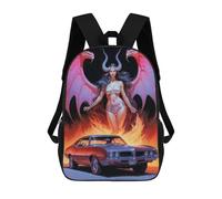 sinyumoney Demonic Lilith Mochila Escolar Infantil Impresa En 3D, Mochila Informal De Moda Para Niños, Mochila De Viaje De Alta Capacidad Para Libros Para Niños 17inch