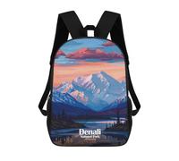 sinyumoney Denali National Park Alaska Landscape Mochila Infantil De Moda Divertida Mochila Escolar Para Niños Y Adolescentes Con Impresión 3D Para Niños 17inch