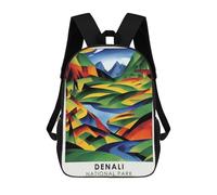 sinyumoney Denali National Park Mochila Impermeable Para Ordenador Portátil Para Acampada, Aventuras Al Aire Libre Y Viajes Diarios 17inch