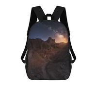 sinyumoney Desert Milky Way Mochila Escolar, De Negocios, Resistente, Para Portátil, Para Camping, Aventuras Al Aire Libre Y Viajes Diarios 17inch