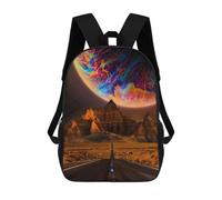 sinyumoney Desert Road to The Cosmic Horizon Mochilas Mochilas Infantiles Mochila Escolar Mochila Escolar Infantil Impresa En 3D Mochilas De Viaje De Moda Para Niños De Primaria Y Secundaria 17inch