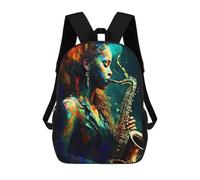 sinyumoney Digital Painting Rhythm Mochila De Peluche Con Dibujos Animados, Mochila 3D Para Niños, Bolsa Escolar, Idea De Regalo De Cumpleaños Para Niños Y Niñas 17inch