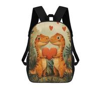 sinyumoney Dinosaur Love Mochila, Mochila Infantil, Mochila Escolar Para Estudiantes, Mochila Para Libros, Mochila Escolar Impresa En 3D Para Niños Y Niñas 17inch