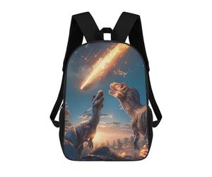 sinyumoney Dinosaurs Looking Up at A Meteor Mochila Escolar Mochila Para Niños Impresa En 3D Mochilas Infantiles Para Niños Y Niñas Mochilas Escolares Mochilas De Viaje Para Niños 17inch