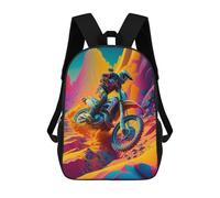 sinyumoney Dirt Motocross BestArt Mochilas Infantiles Escolares Impresas En 3D, Mochilas Para Niños, Mochilas De Viaje Para Niños Y Niñas, Mochilas Escolares Para Niños 17inch