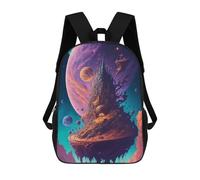 sinyumoney Distant Fantasy World Mochila Escolar Para Niñas Mochila Impermeable Mochila Informal De Día Mochila Ligera Para Niño Y Niña Mochila Escolar 17inch