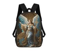 sinyumoney Divine Power of Archangel Mochila Escolar Para Niños Mochila Escolar Impresa En 3D Mochila Escolar De Moda Para Niños De Primaria Y Secundaria 17inch