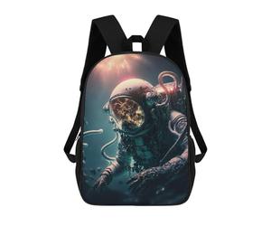 sinyumoney Diving Into The Unknown Mochila Escolar Grande Resistente Al Agua Para Portátil Para Niños/niñas/adolescentes 17inch