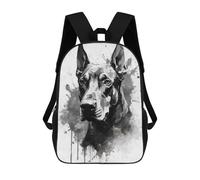 sinyumoney Doberman Pinscher Portrait Mochilas Infantiles Impresas En 3D Para Niños, Mochilas Escolares De Moda, Mochilas De Viaje, Mochilas Escolares Para Niños De Primaria 17inch
