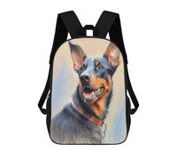 sinyumoney Doberman Pinscher Sketch Mochilas Infantiles Mochila Escolar Mochila Impresa En 3D Para Niños Mochilas De Viaje Bolsas Para Libros Mochila Escolar Para Niños 17inch
