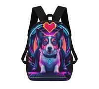 sinyumoney Dog Gaming Dogs Mochilas Impresas En 3D 17inch Mochila Escolar Infantil Para Exteriores, Mochila Informal De Día, Bolsas De Viaje Informales Para Estudiantes De Secundaria