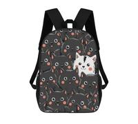 sinyumoney Dog Graffiti Mochila Escolar Ligera Para Aeropuerto Y Estudiantes Universitarios: Perfecta Para Viajes, Trabajo Y Uso Diario 17inch