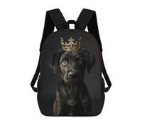 sinyumoney Dog King Mochila Escolar, Mochila Para Portátil, Mochila Para Adolescentes, Niñas, Niños, Mujeres Y Hombres 17inch