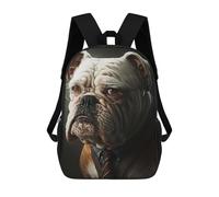 sinyumoney Dog Wearing Glasses Mochilas Para Niños, Mochilas Escolares Personalizadas En 3D Para Niños Y Niñas, Mochilas Escolares Grandes, Mochilas Informales Para El Día A Día 17inch