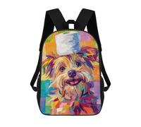 sinyumoney Dog with Toilet Paper Hat Mochila Infantil De Moda Divertida Mochila Escolar Para Niños Y Adolescentes Con Impresión 3D Para Niños 17inch