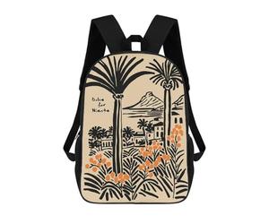 sinyumoney Dolce Far Niente Tropical Landscape Art Mochila Escolar Para Ordenador, Para El Colegio/trabajo/viajes Para Niñas, Niños Y Adolescentes 17inch