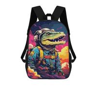 sinyumoney Dolphin in Space Adventure - Mochila de viaje resistente al agua, bolsa de computadora para adolescentes, niñas, niños, mujeres y hombres, Estilo-3, 17"
