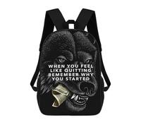 sinyumoney Dont Quit Motivation Mochila Escolar Resistente Al Agua Para Computadora, Ideal Para Campus, Actividades Al Aire Libre, Viajes Y Deportes 17inch