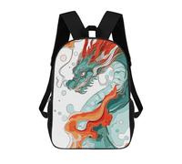 sinyumoney Dragon Abstract Mochila Escolar, Mochila Informal, Mochila De Día, Mochila Escolar, De Trabajo, De Viaje Para Niñas, Adolescentes 17inch