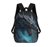 sinyumoney Dragon Artwork Fantasy -1 Mochila Escolar Para Secundaria Y Preparatoria. Mochila Informal Para Adolescentes, Chicas, Chicos, Mujeres Y Hombres. 17inch