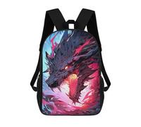 sinyumoney Dragon Artwork Fantasy Mochila Escolar Grande Resistente Al Agua Para Portátil Para La Escuela/trabajo/viajes 17inch