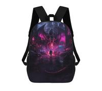 sinyumoney Dragon Battle Mochila Escolar Para Ordenador Portátil Para La Escuela/trabajo/viajes: Perfecta Para Viajes, Trabajo Y Uso Diario 17inch
