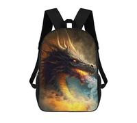 sinyumoney Dragon Breath Fire Artwork Mochila Escolar De 17 Pulgadas Impresa En 3D Mochilas Infantiles Mochila Genial Impresa En 3D Para Niños De Primaria Y Secundaria