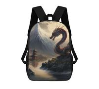 sinyumoney Dragon by The Mountain Lake Mochilas Para Niños Mochila Escolar Mochila Escolar Impresa En 3D Para Niños Estudiantes De Primaria Y Secundaria 17inch