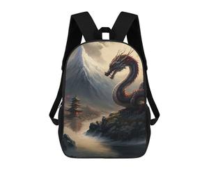sinyumoney Dragon by The Mountain Lake Mochilas Para Niños Mochila Escolar Mochila Escolar Impresa En 3D Para Niños Estudiantes De Primaria Y Secundaria 17inch
