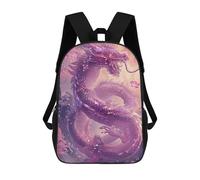 sinyumoney Dragon Cherry Blossoms Mochila Escolar Infantil De 17 Pulgadas Con Estampado 3D De Películas De Anime Para Niños, Mochila De Viaje, Mochila Escolar Infantil