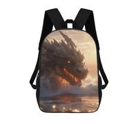 sinyumoney Dragon Emerging from The Sea Mochila Escolar Mochila Para Niños Impresa En 3D Mochilas Infantiles Para Niños Y Niñas Mochilas Escolares Mochilas De Viaje Para Niños 17inch