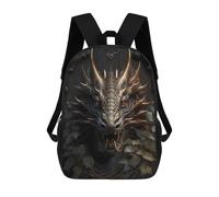 sinyumoney Dragon Enchanted Mochila Escolar Informal Para El Día A Día, Para La Escuela, El Trabajo Y Los Viajes Para Hombres Y Mujeres 17inch