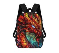 sinyumoney Dragon Enigmas Gaze Mochila Infantil Escolar Para Niños Con Estampado 3D De Dibujos Animados, Mochila Escolar Para Estudiantes, Mochila Para Portátil Para Niños Y Niñas 17inch