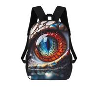 sinyumoney Dragon Eye Close-Up-1 Mochila, Mochila Infantil, Mochila Escolar Para Estudiantes, Mochila Para Libros, Mochila Escolar Impresa En 3D Para Niños Y Niñas 17inch